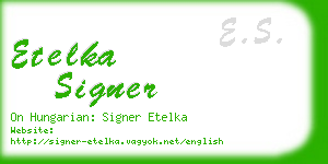 etelka signer business card